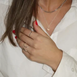 Ring Audio Silver blank Ringar Silver|Smycken Dam