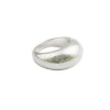 Clearance Ring Bolded Big Silver Halsband Silver