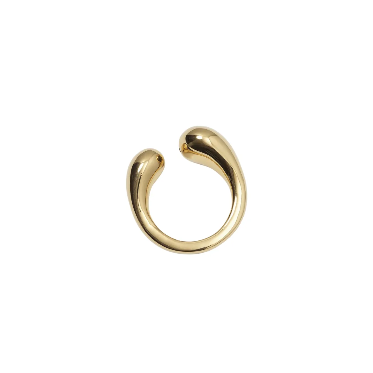 New Ring Bolded Drops Guld Ringar Guld|Smycken Dam