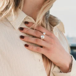 Sale Ring Bolded Drops Silver Ringar Silver|Halsband Silver