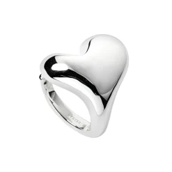 Outlet Ring Bolded Heart Silver Ringar Silver|Smycken Dam