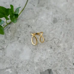 Best Ring Drop Guld Ringar Guld|Smycken Dam