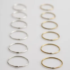 Ring enkel silver Smycken Dam