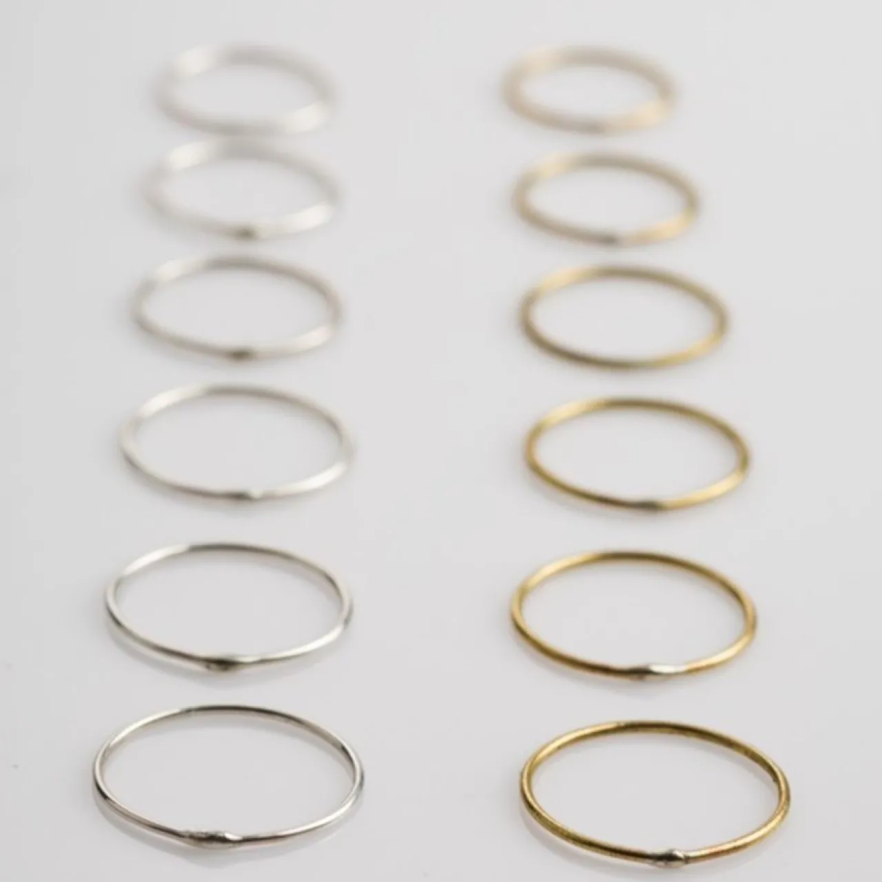 Ring enkel silver Smycken Dam