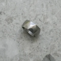 Discount Ring Fasett matt steel Örhängen Silver|Örhängen Guld