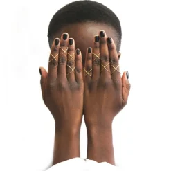 Outlet Ring Korsad mässing Smycken Dam