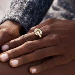 Outlet Ring Redondo Guld Ringar Guld|Smycken Dam