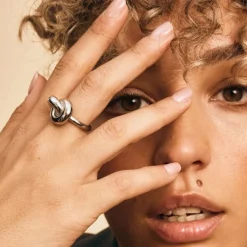 Outlet Ring Redondo Stål Ringar Silver|Smycken Dam