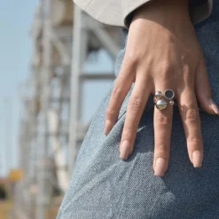 Online Ring Solar Smycken Dam