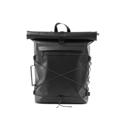 Discount Ryggsäck Pannier rolltop (incl 2 carabiners) Svart Ryggsäckar