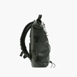 New Ryggsäck Pannier rolltop (incl 2 carabiners ) grön Ryggsäckar