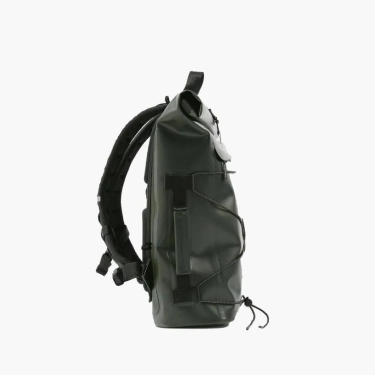 New Ryggsäck Pannier rolltop (incl 2 carabiners ) grön Ryggsäckar