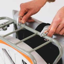 New Ryggsäck Pannier rolltop (incl 2 carabiners ) grön Ryggsäckar