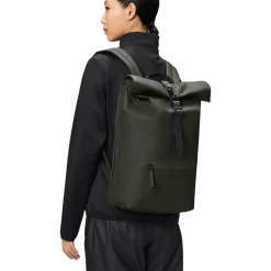 Outlet Ryggsäck Rolltop Green Ryggsäckar