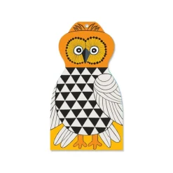 New Serveringsbricka Uggla Gul Brickor|Köksinredning