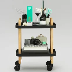 Best Serveringsvagn Block svart/ask Sängbord|Serveringsvagn