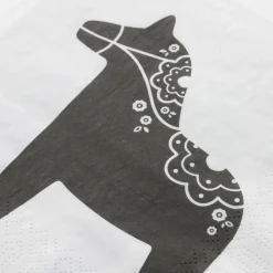 Sale Servett 33 cm Mora Svart Köksinredning|Servetter