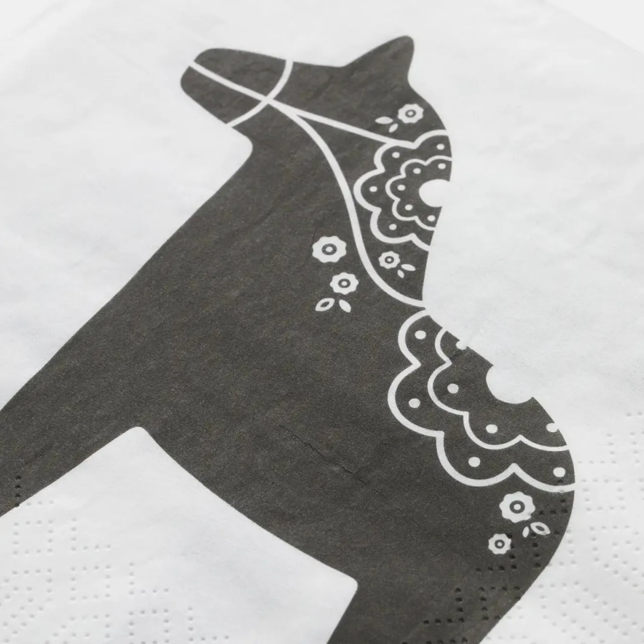 Sale Servett 33 cm Mora Svart Köksinredning|Servetter