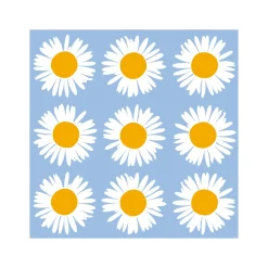 Discount Servett Auringonkukka 33 cm Blå Servetter