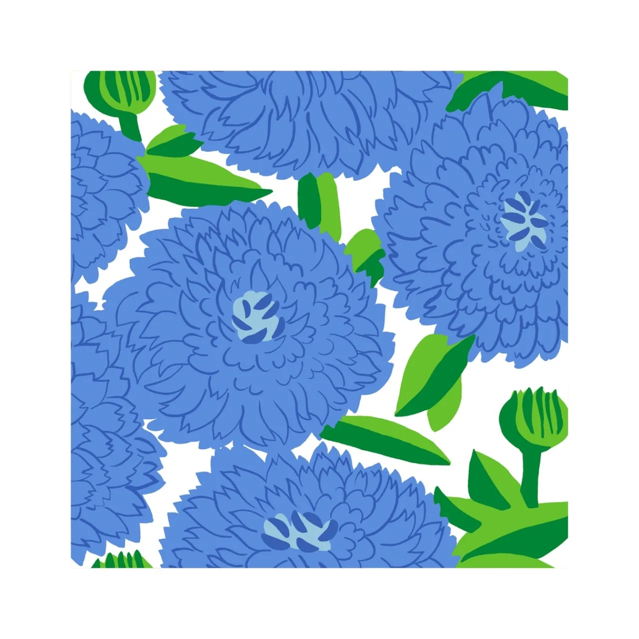 Sale Servett Primavera 33 cm Blå Servetter