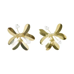 Clearance Servettring Mistel guld Till Julklappsspelet|Novent