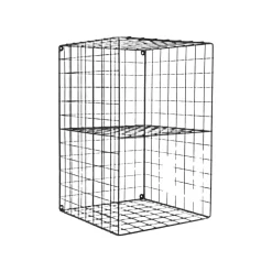 Outlet Sidobord Koster 2 hyllor Svart Sängbord|Sideboards & Skåp