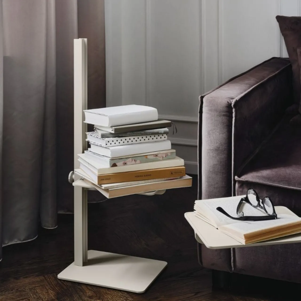 Hot Sidobord Museum Beige Sängbord|Sidobord