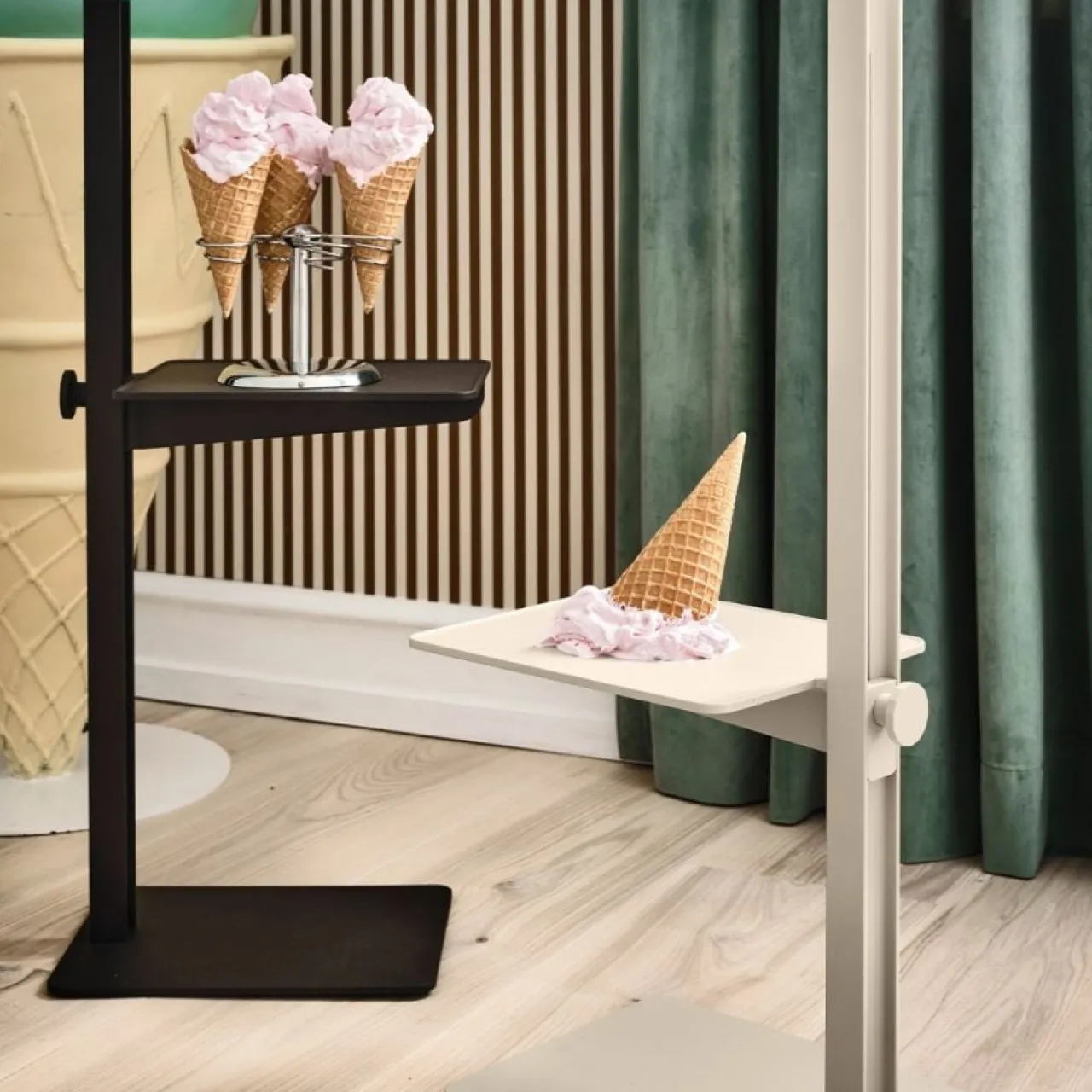 Hot Sidobord Museum Beige Sängbord|Sidobord