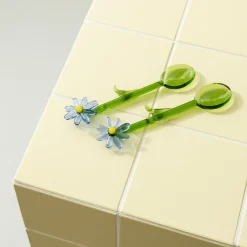 Clearance Sked Flower Blå Tillagning & Redskap|Köksinredning