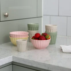 Clearance Skål Alba 11,5cm Gul Frukostskålar|Dessertskålar