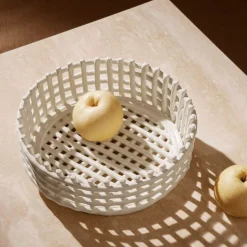 New Skål Centrepiece Off white 29X10cm Fruktskålar|Frukostskålar