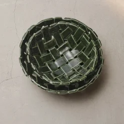 New Skål Plait 24 diameter Grön Köksinredning|Fruktskålar