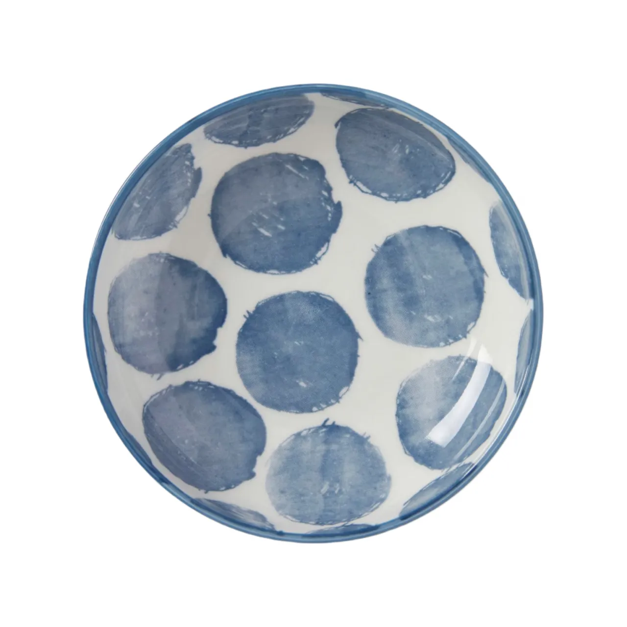 Best Skål Positano 8 Blå prickig Köksinredning|Tallrikar