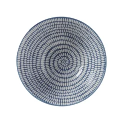 Outlet Skål Positano 9 Blå randig Köksinredning|Dessertskålar