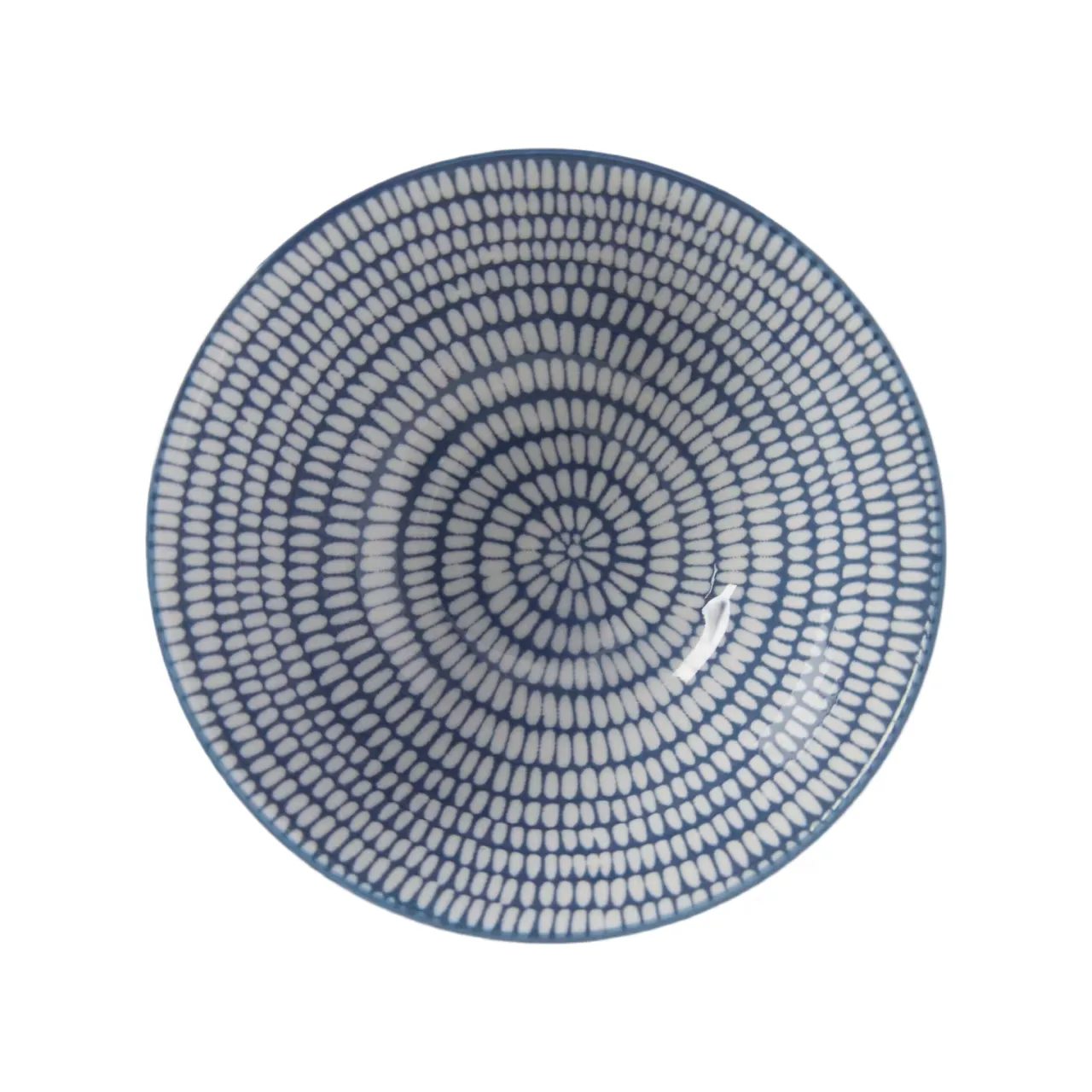 Outlet Skål Positano 9 Blå randig Köksinredning|Dessertskålar