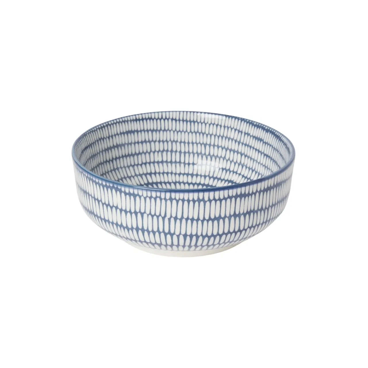 Best Skål Positano 14,5 Blå randig Frukostskålar|Dessertskålar