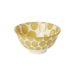 Clearance Skål Positano 9 Gul prickig Köksinredning|Frukostskålar