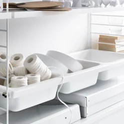 Clearance Skålplan 78x30 vit String Tillbehör