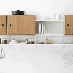 Sale Skåp med dörr 58 x 30 x 42 cm Ask String Skåp & Fällbord