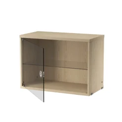 Skåp med glasdörr 58x30 Ask String Skåp & Fällbord