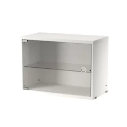 Online Skåp med glasdörr 58x30 Vit String Skåp & Fällbord