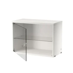 Online Skåp med glasdörr 58x30 Vit String Skåp & Fällbord