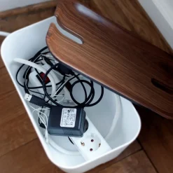 Discount Sladdgömma Hideaway trämönster Småförvaring