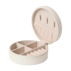 Online Smyckesskrin Jackie rund vit Smyckesskrin|Småförvaring