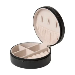 Clearance Smyckesskrin Jackie rund svart Smyckesskrin|Småförvaring