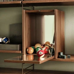 Hot Snapsskåp 28x38x30 Valnöt String Skåp & Fällbord