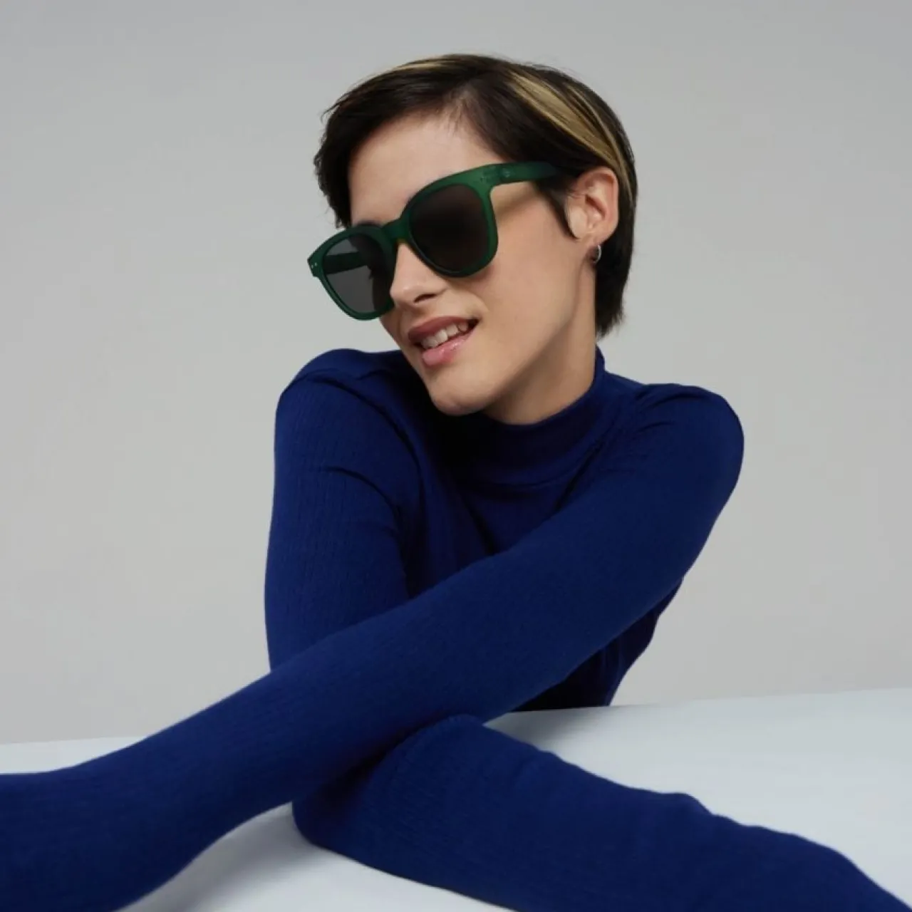 Sale Solglas # N Green Crystel Solglasögon