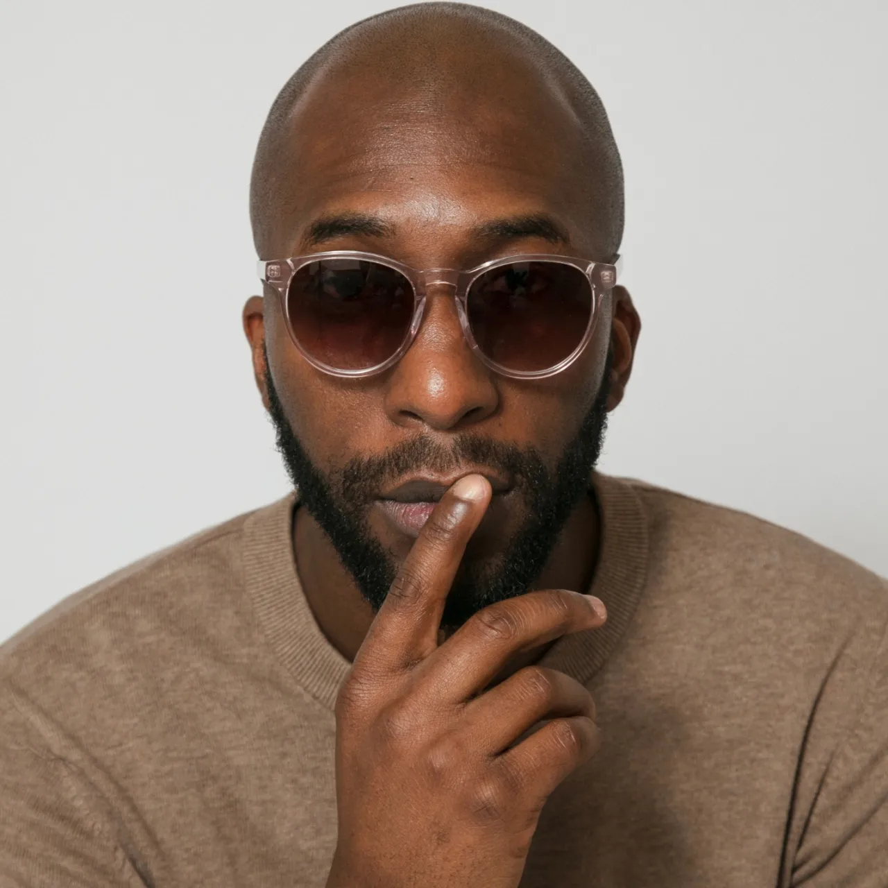 Hot Solglasögon Oval Champagne Solglasögon|Sommarfavoriter