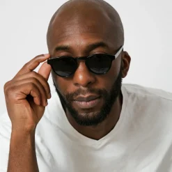 Hot Solglasögon Rund Svart Solglasögon|Sommarfavoriter