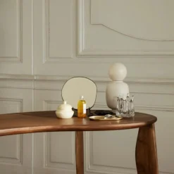 Discount Spegel för bord, Pond mörk krom Speglar